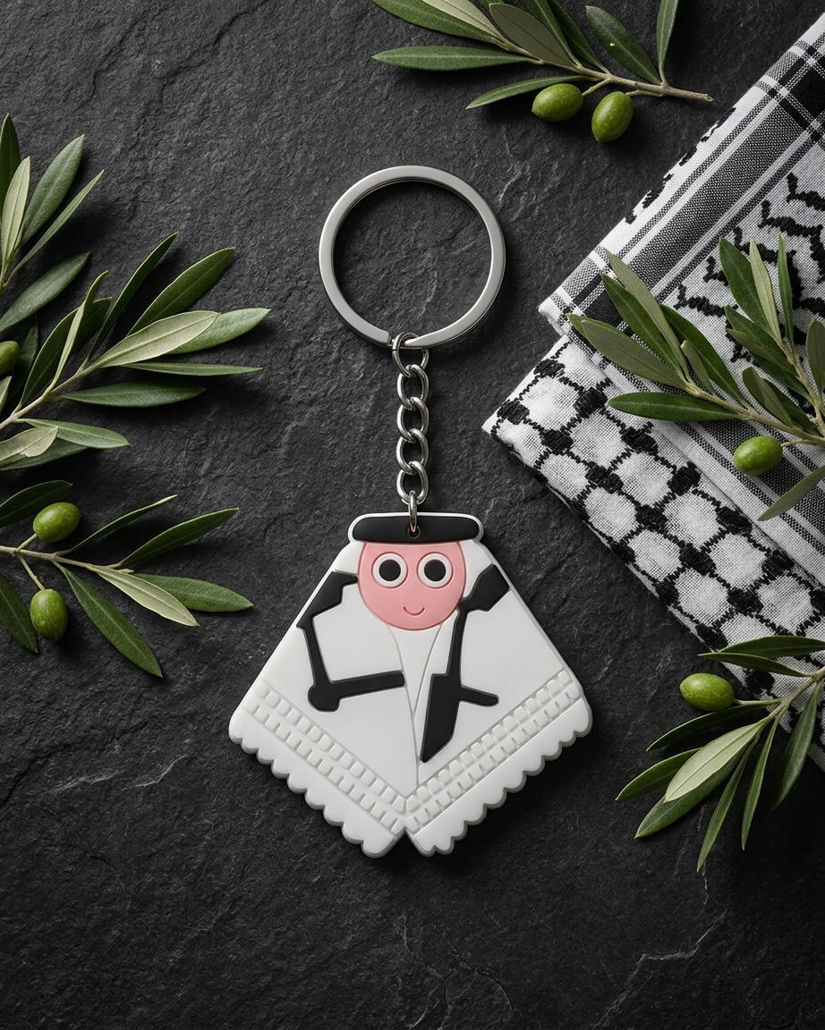 Keffiyeh Character Keychain