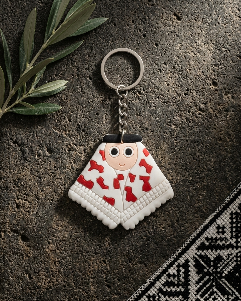 Keffiyeh Character Keychain
