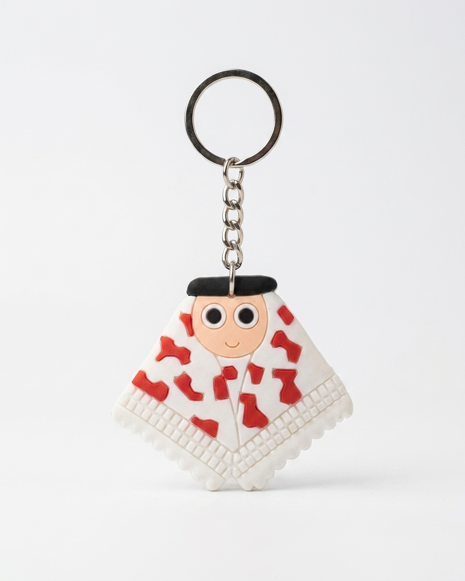 Keffiyeh Character Keychain