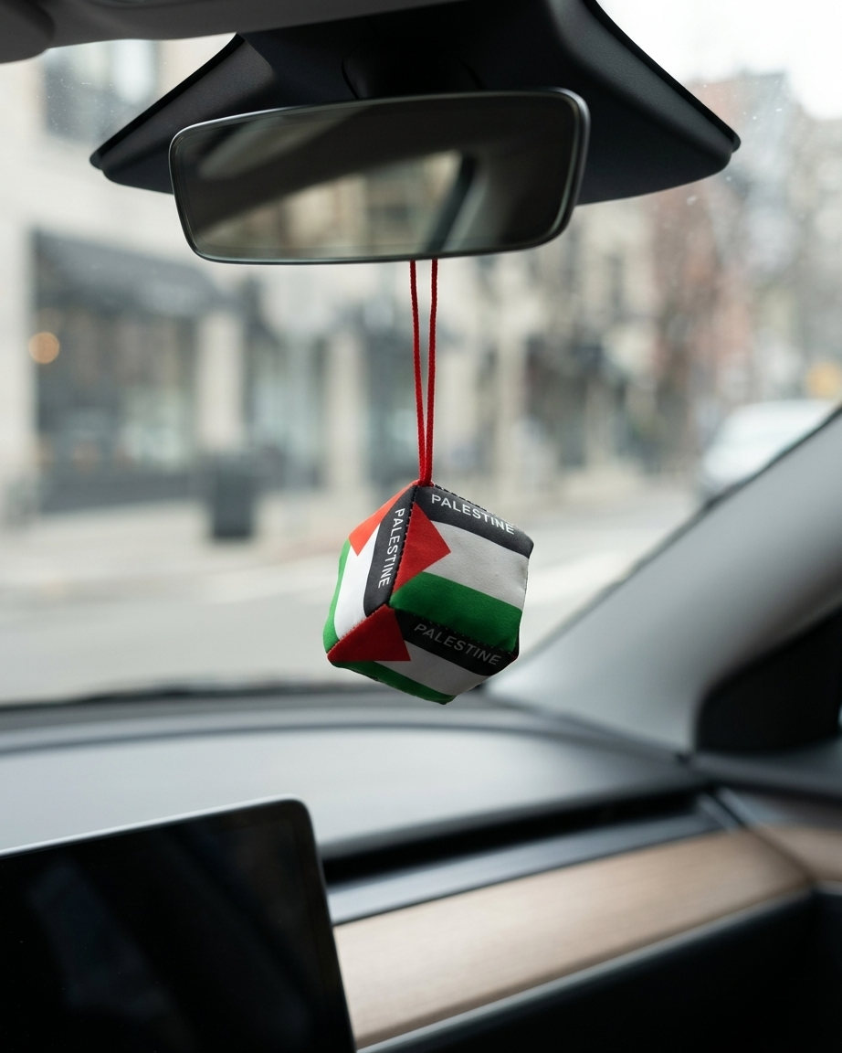 Palestine Flag Plush Hanging Accessory