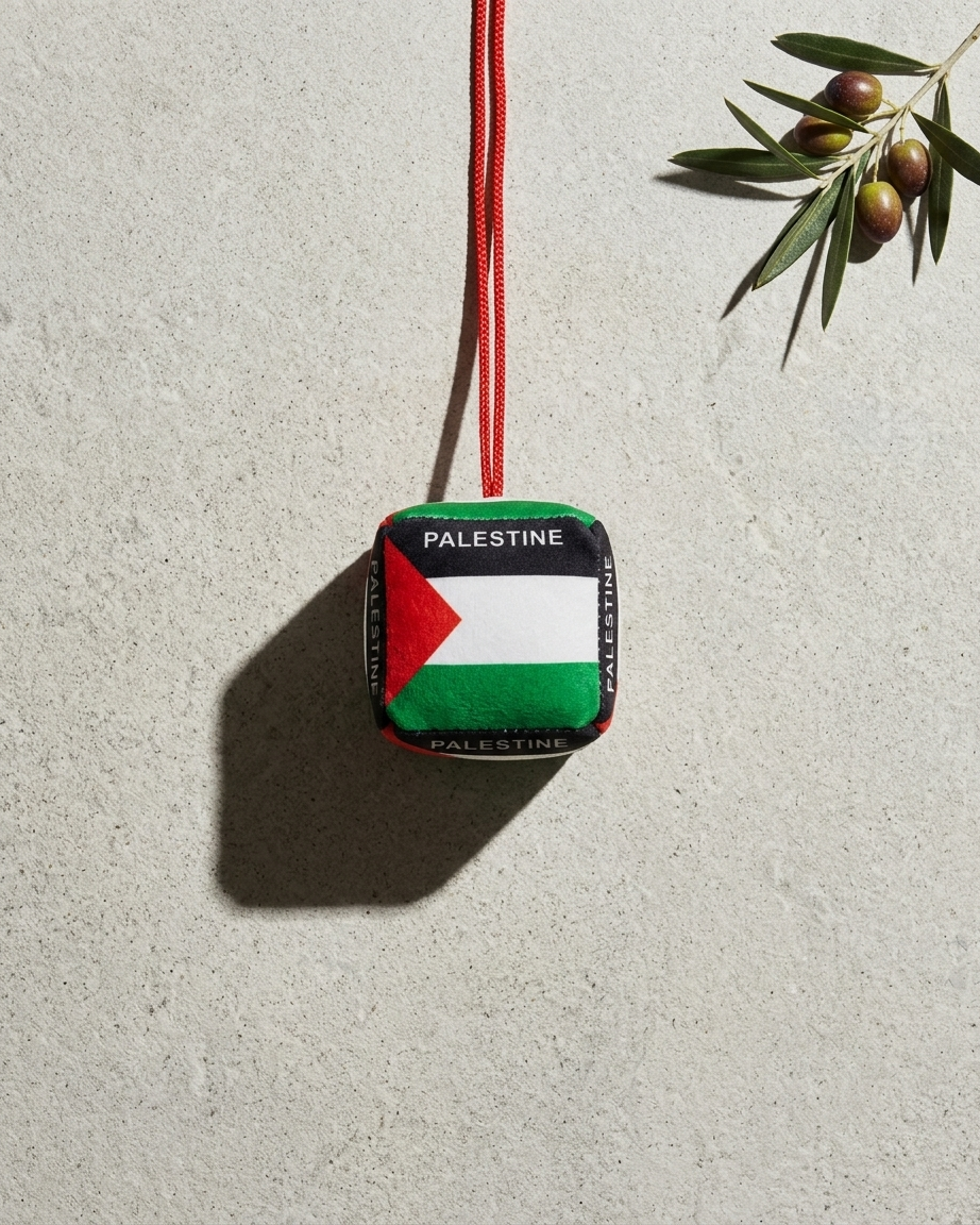 Palestine Flag Plush Hanging Accessory