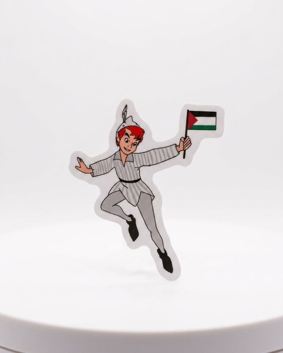 Peter Pan Palestine Sticker