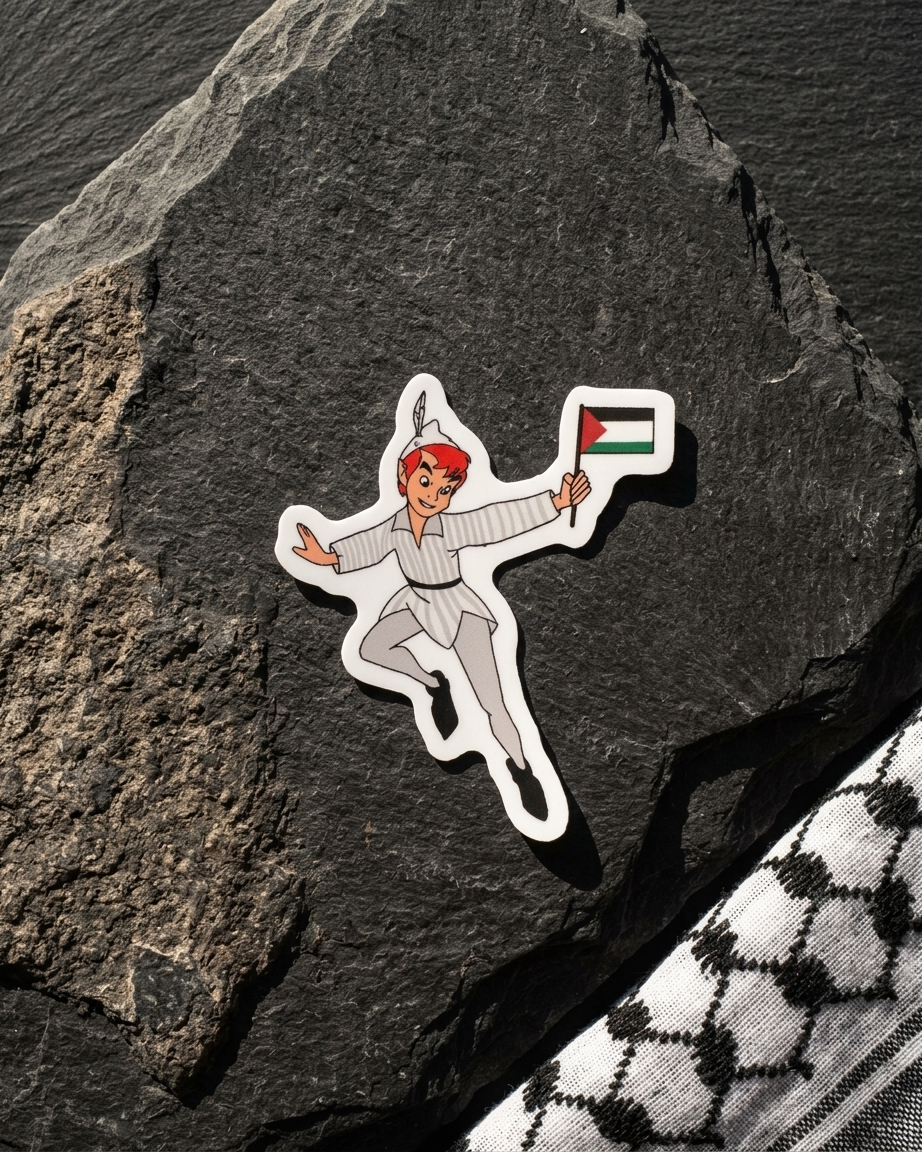 Peter Pan Palestine Sticker