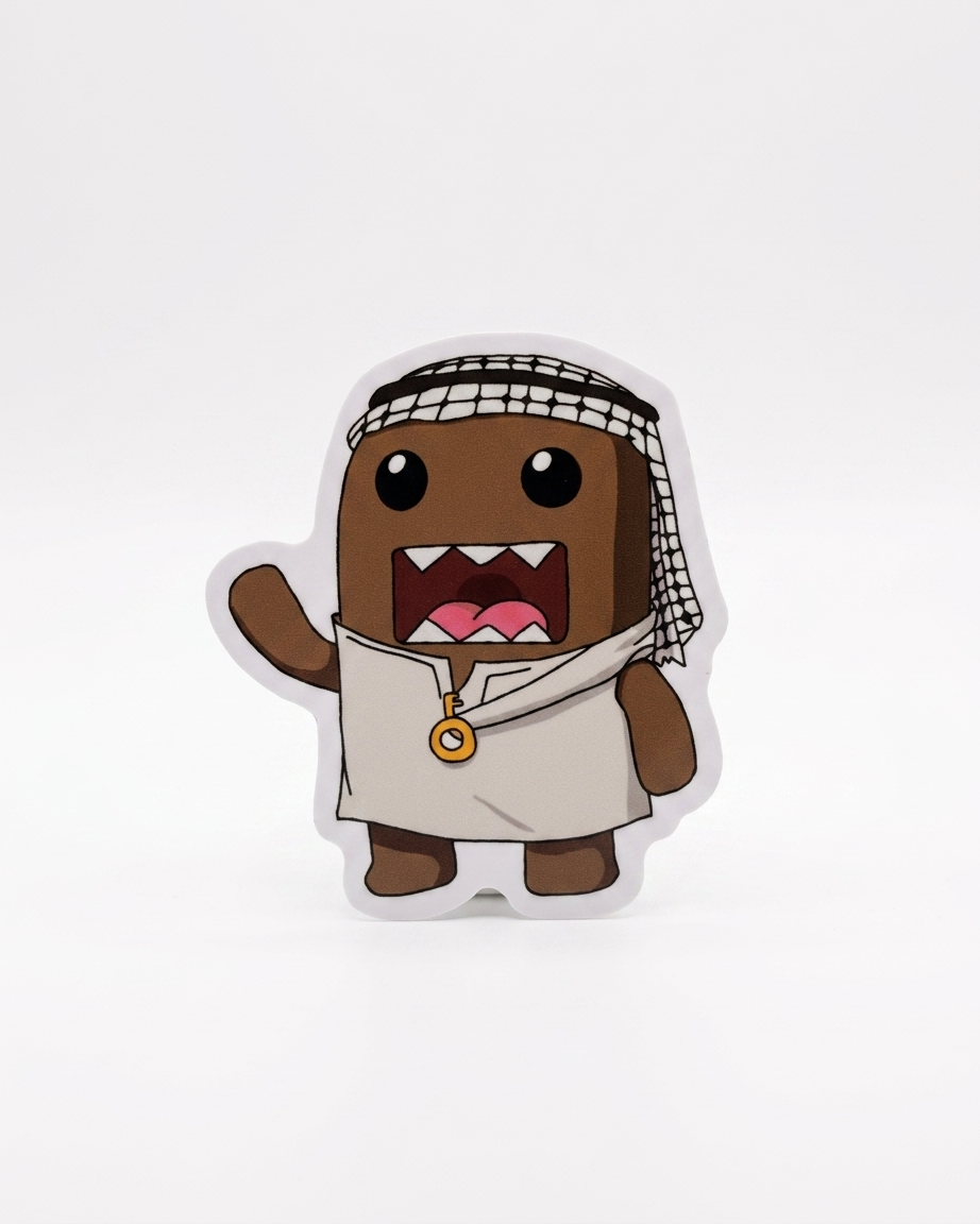 Domo Palestine Sticker