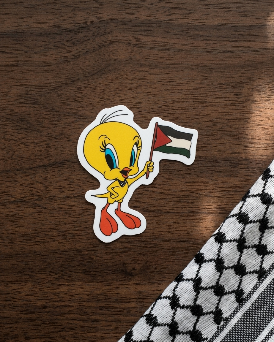 Tweety Bird Palestine Sticker