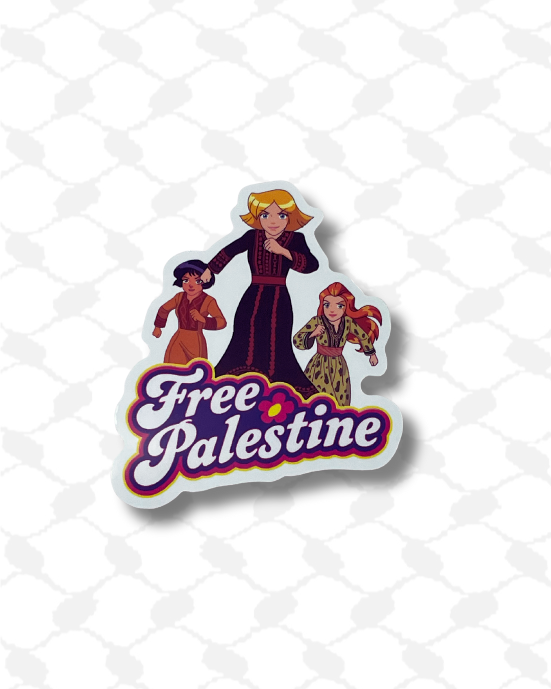 Totally Spies Palestine Sticker