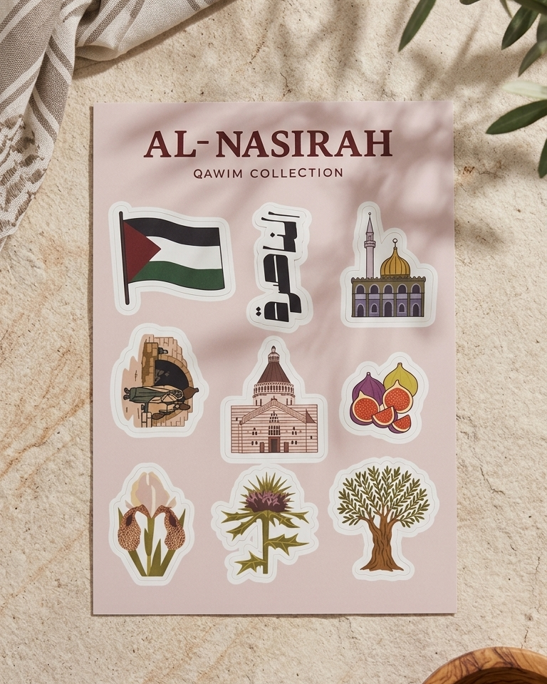 Al Nasirah Palestine Sticker Sheet