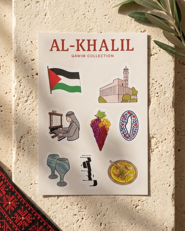 Al Khalil Palestine Sticker Sheet