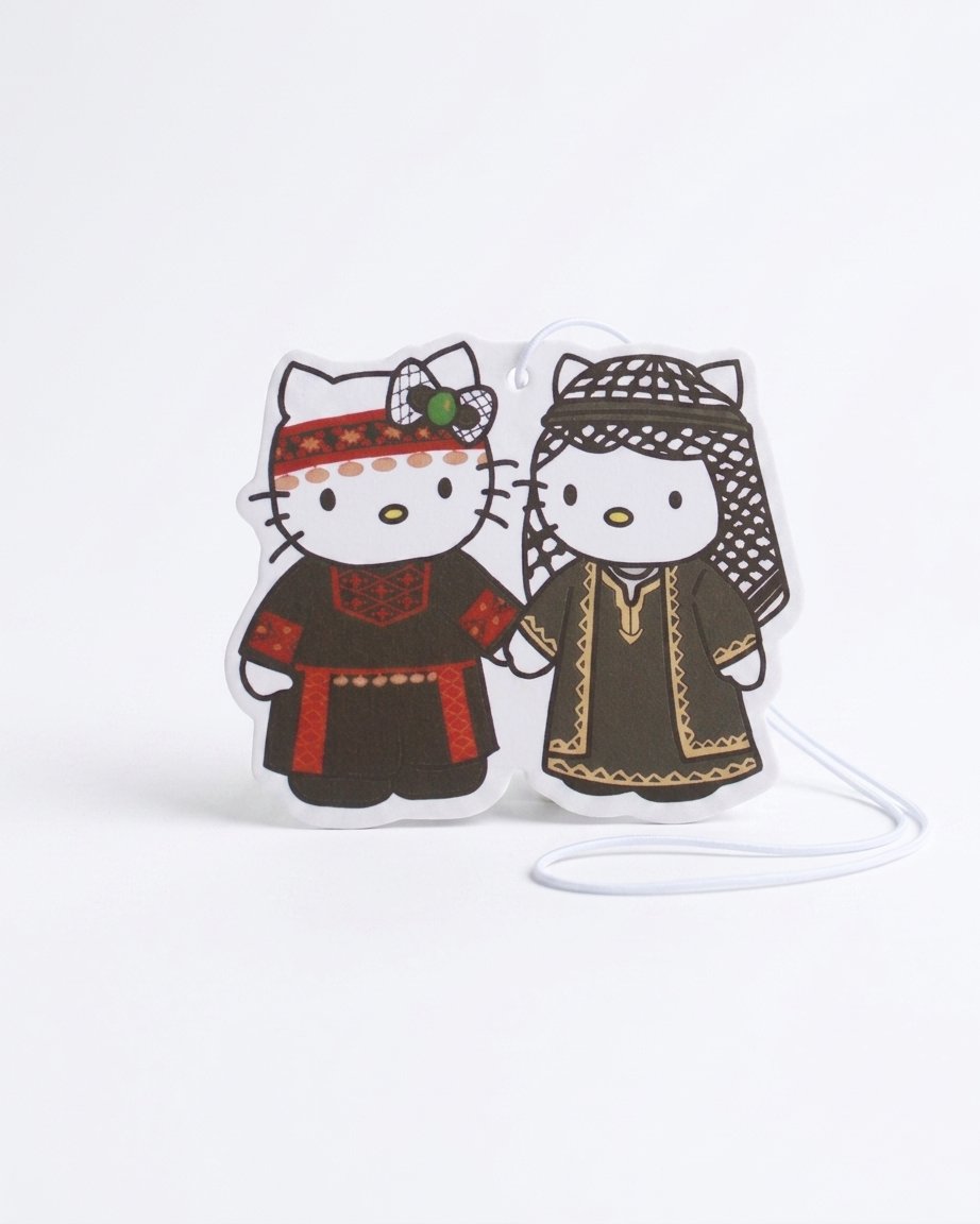 Hello Kitty Couple palestine Air Freshener