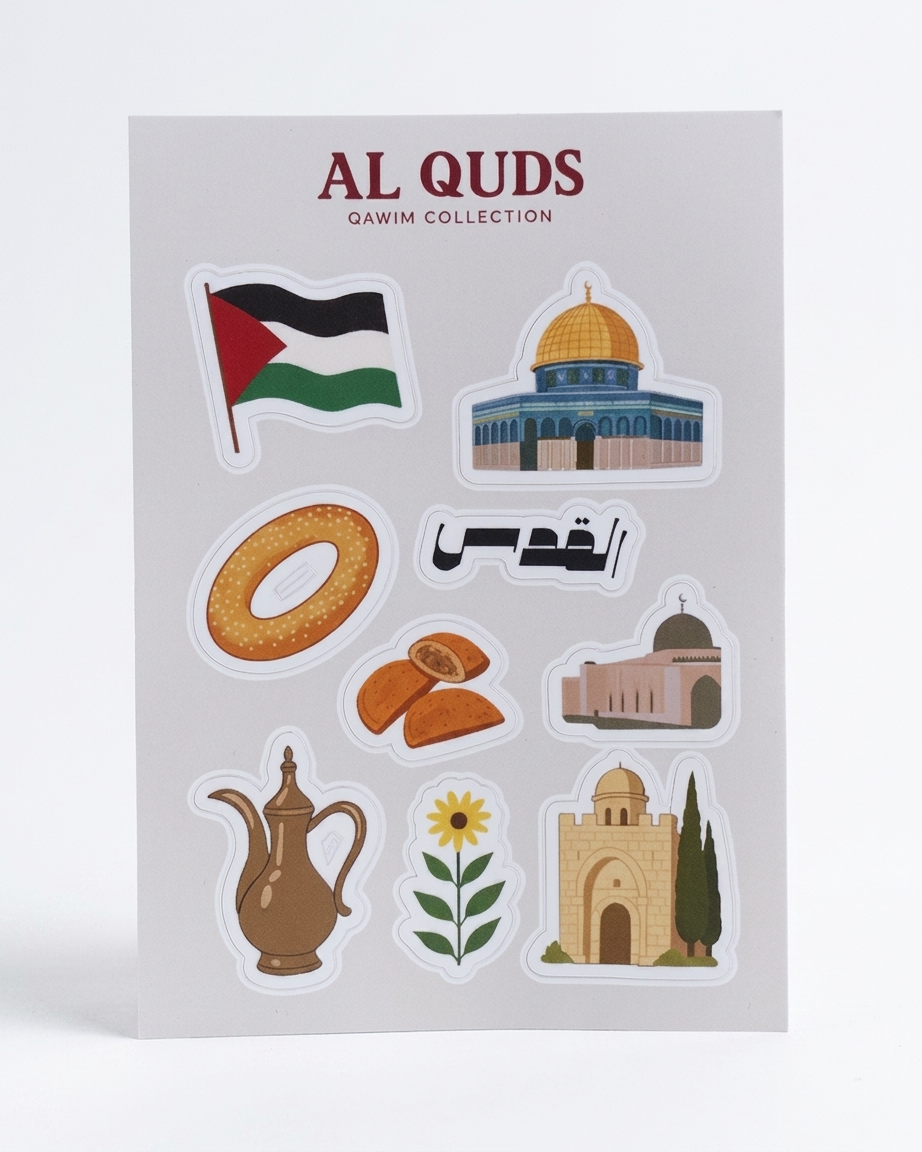 Al Quds Palestine Sticker Sheet