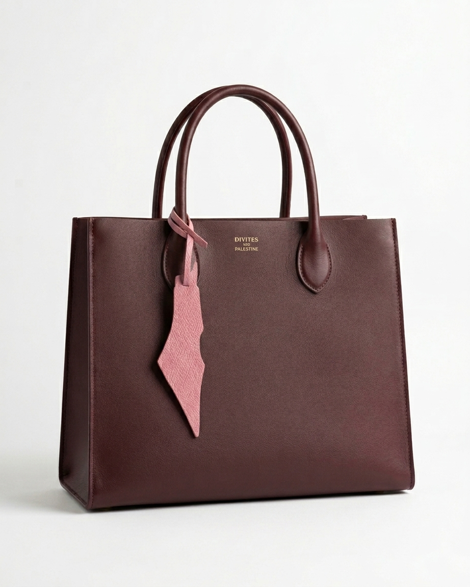 Palestine Pink Bag Charm