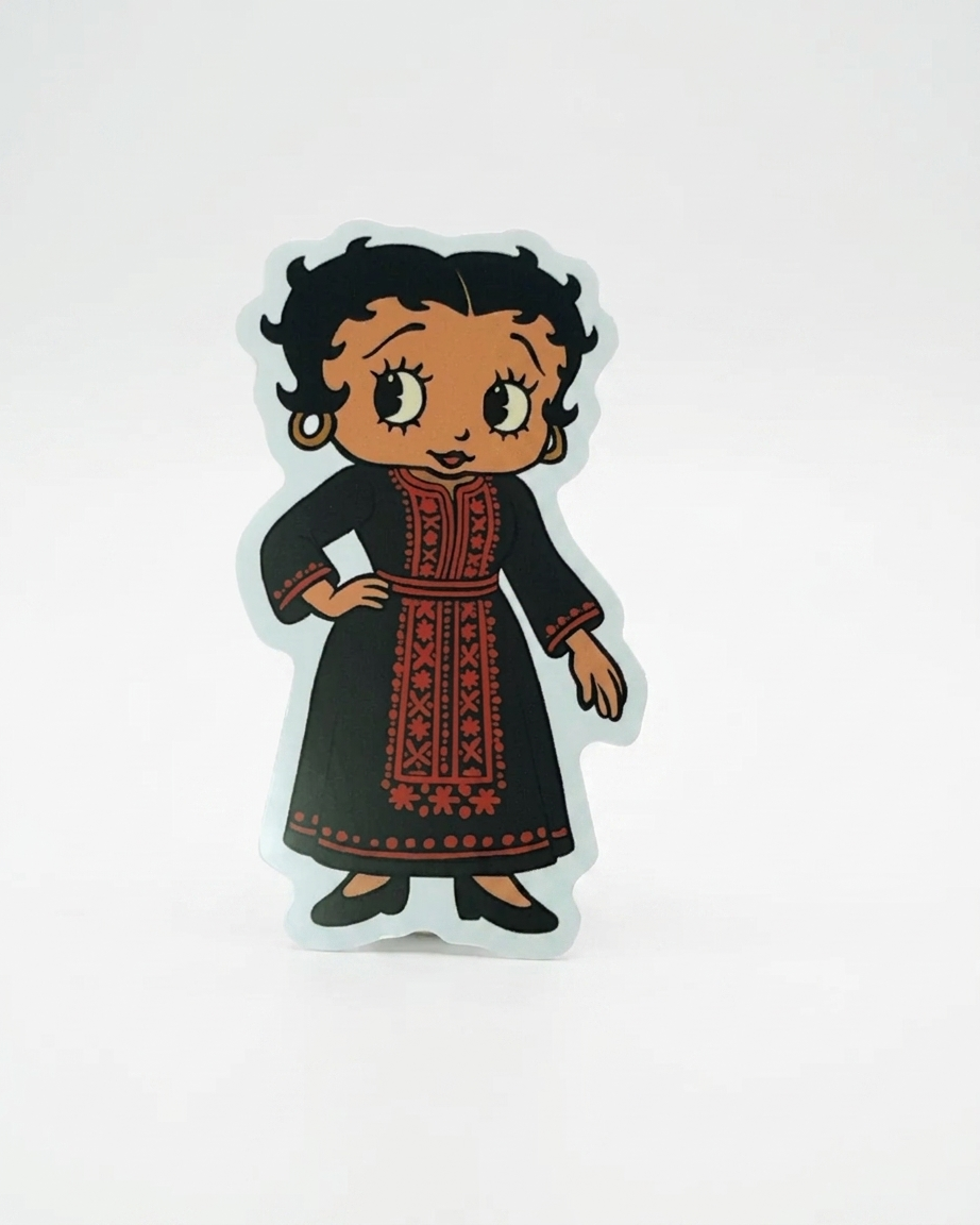 Betty Boop Palestine Sticker