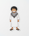 Luffy Palestine Sticker