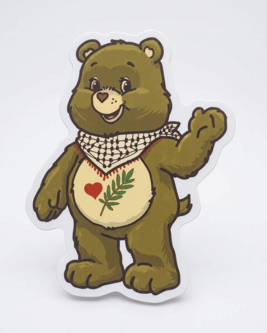 Care Bear Palestine Sticker
