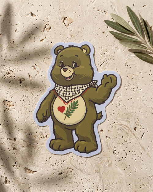 Care Bear Palestine Sticker