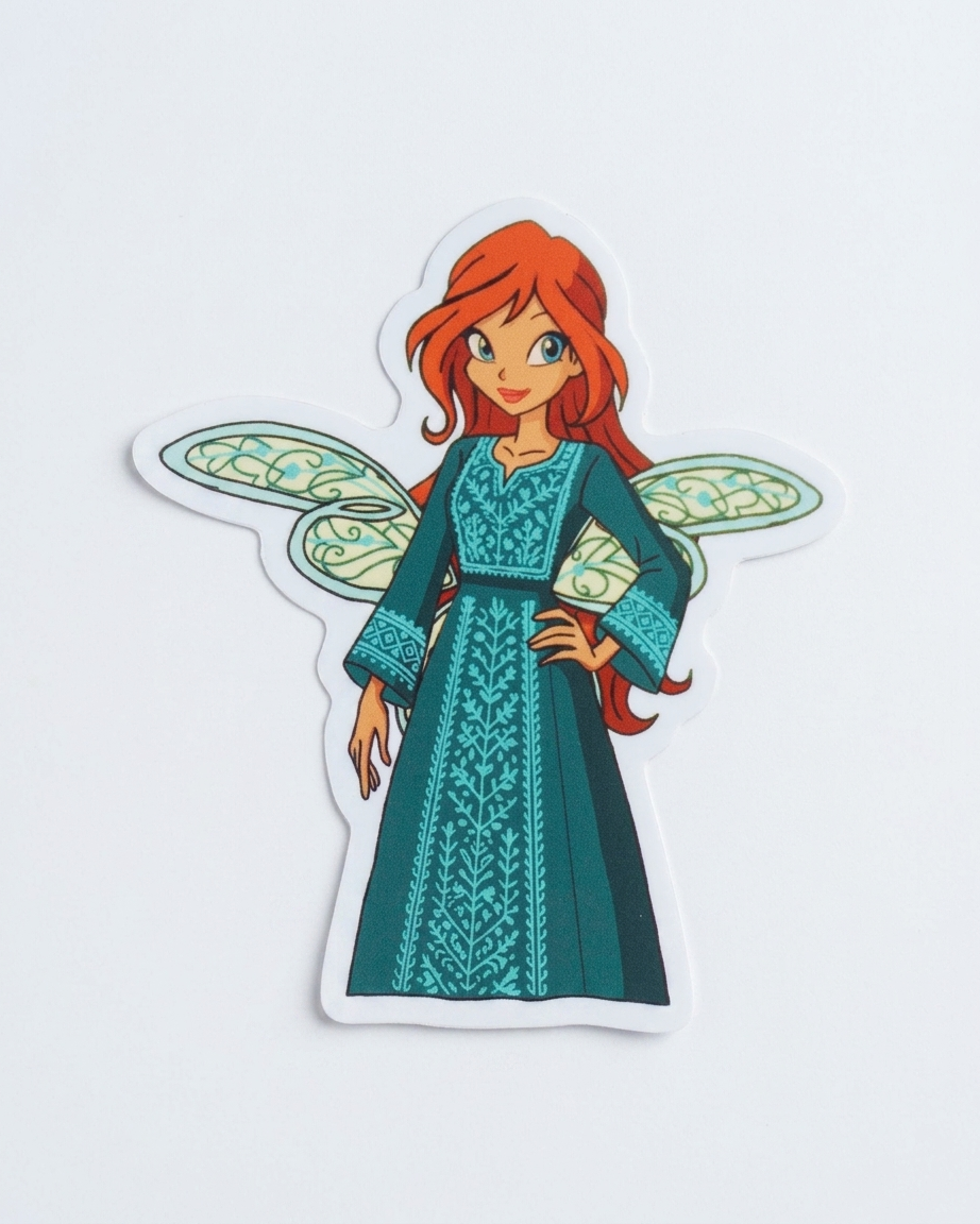 Bloom Winx Club Palestine Sticker