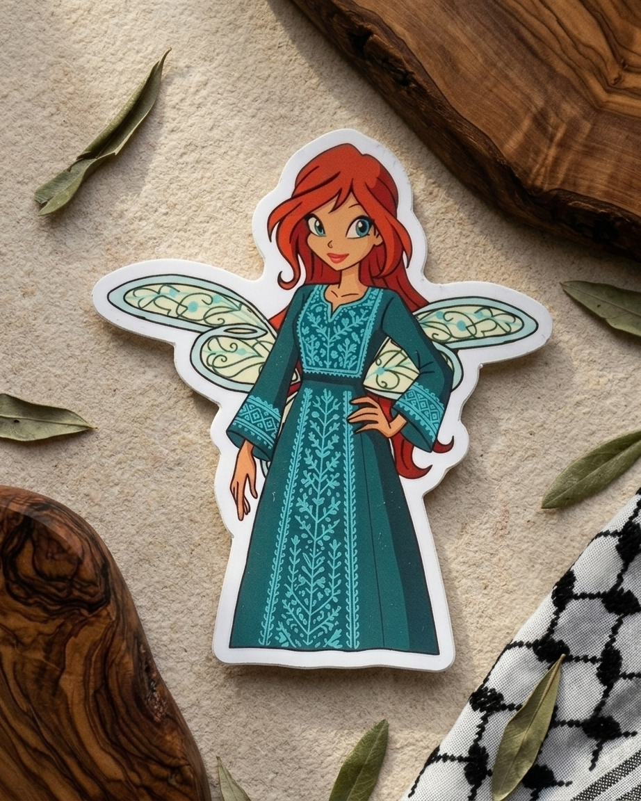 Bloom Winx Club Palestine Sticker
