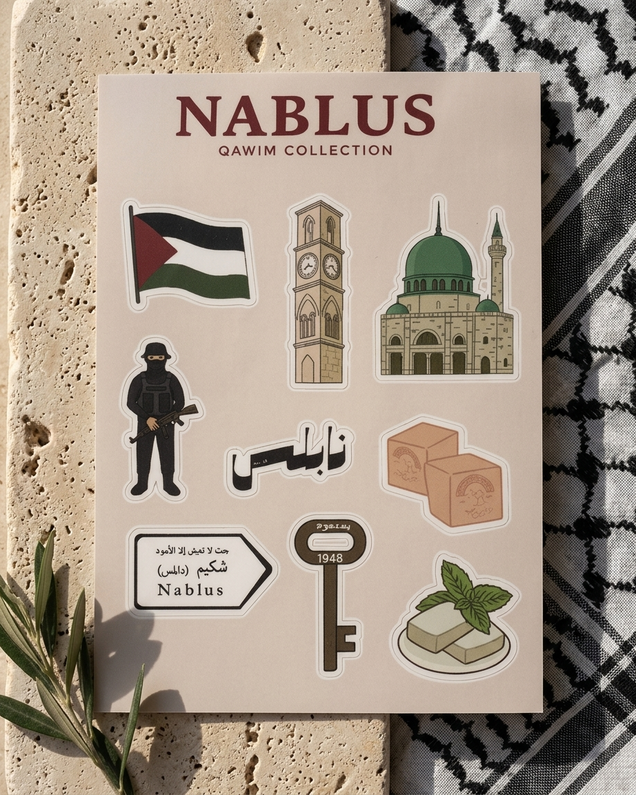 Nablus Palestine Sticker Sheet