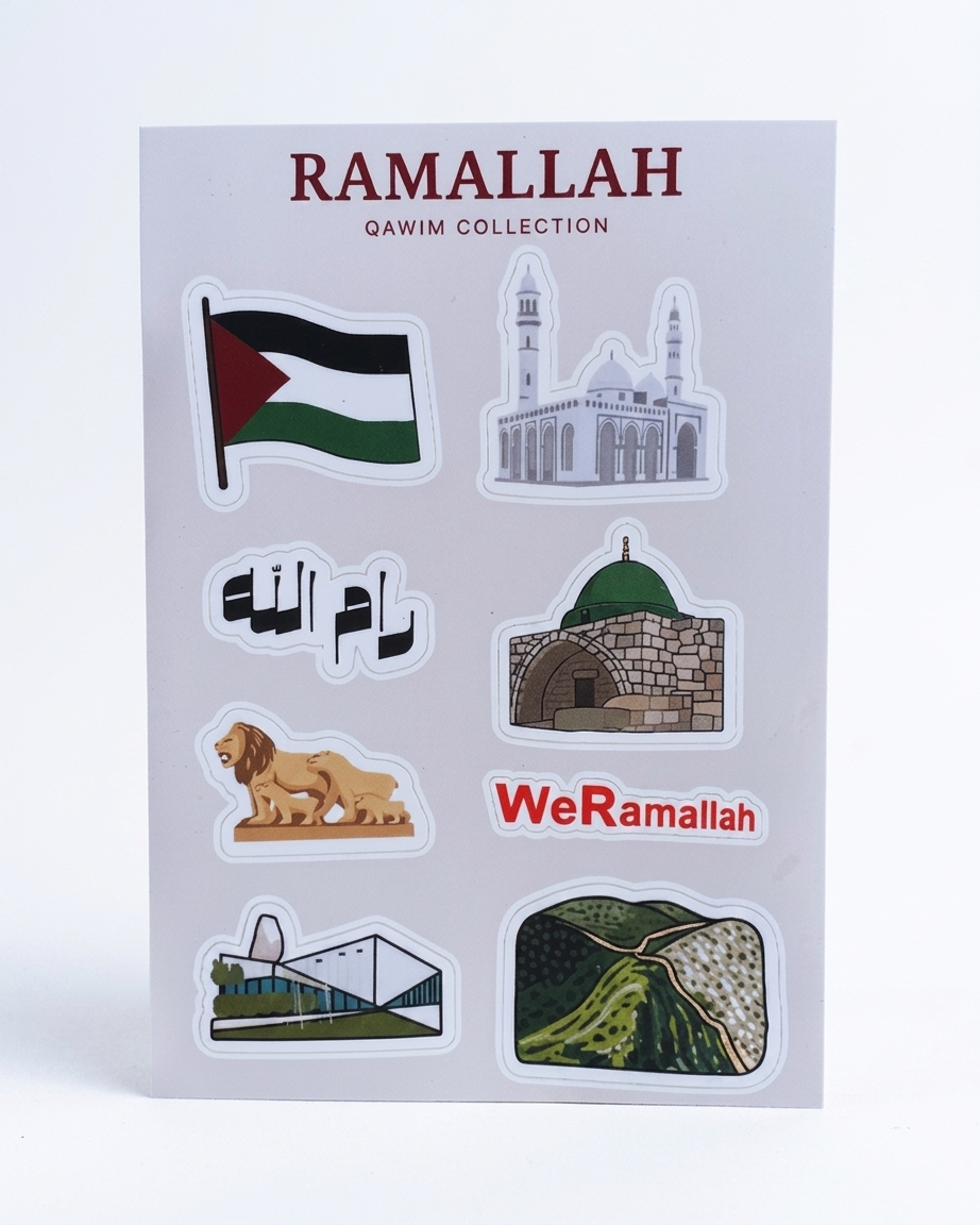 Ramallah Palestine Sticker Sheet