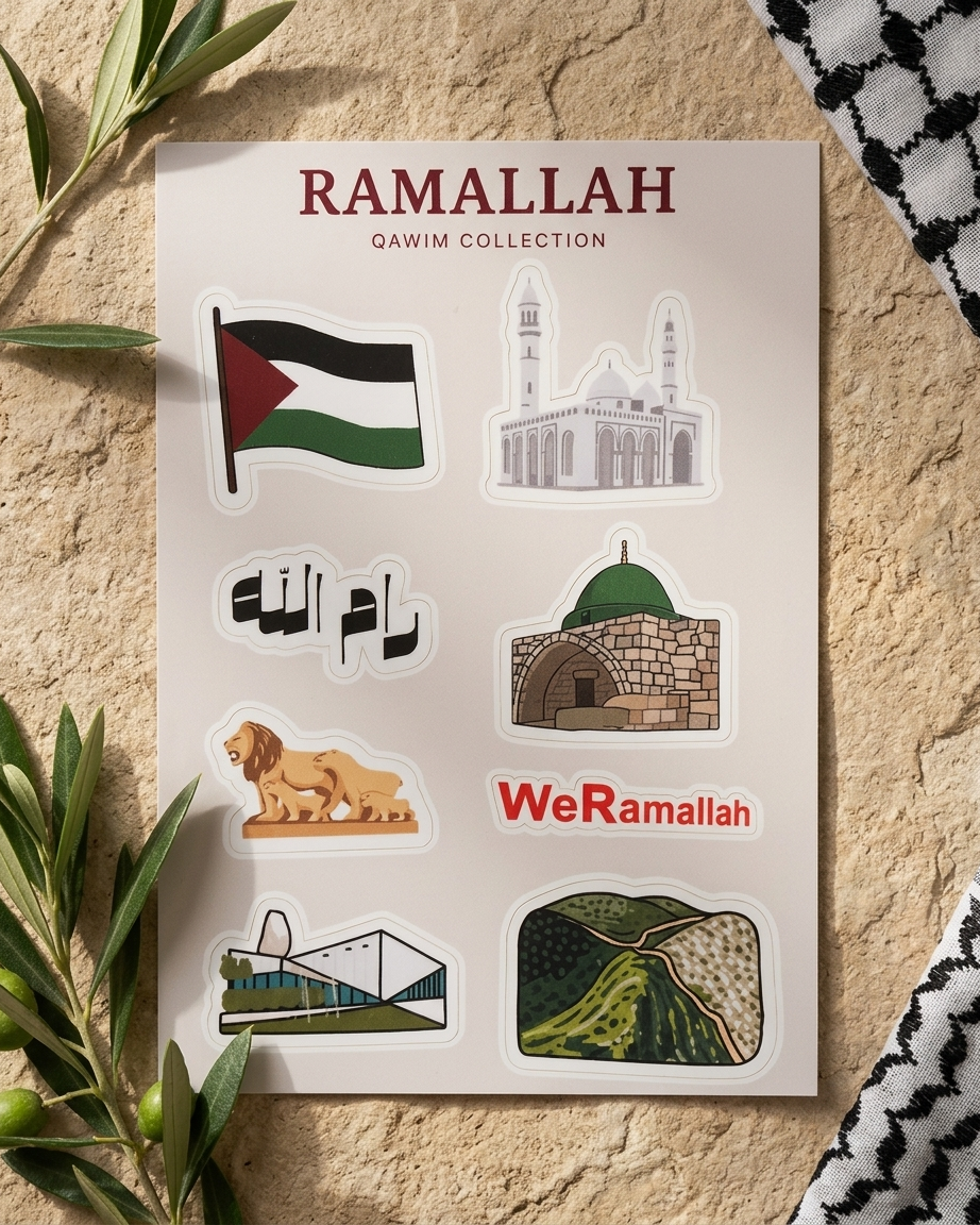 Ramallah Palestine Sticker Sheet