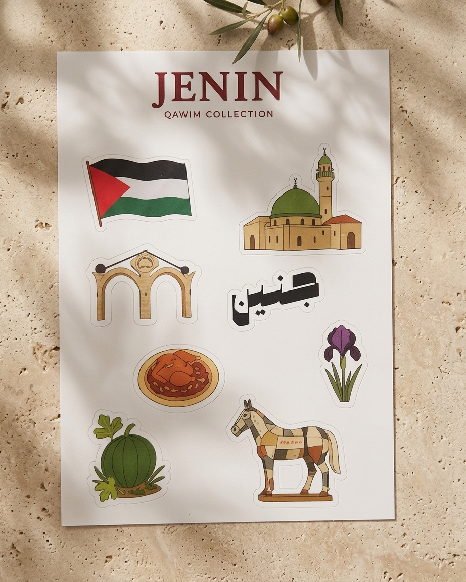 Jenin Palestine Sticker Sheet