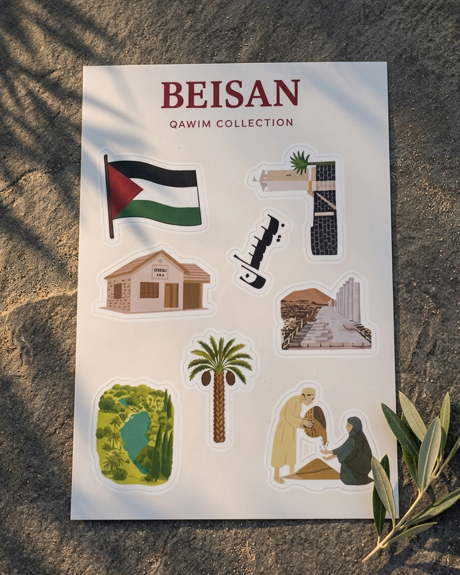 Beisan Palestine Sticker Sheet