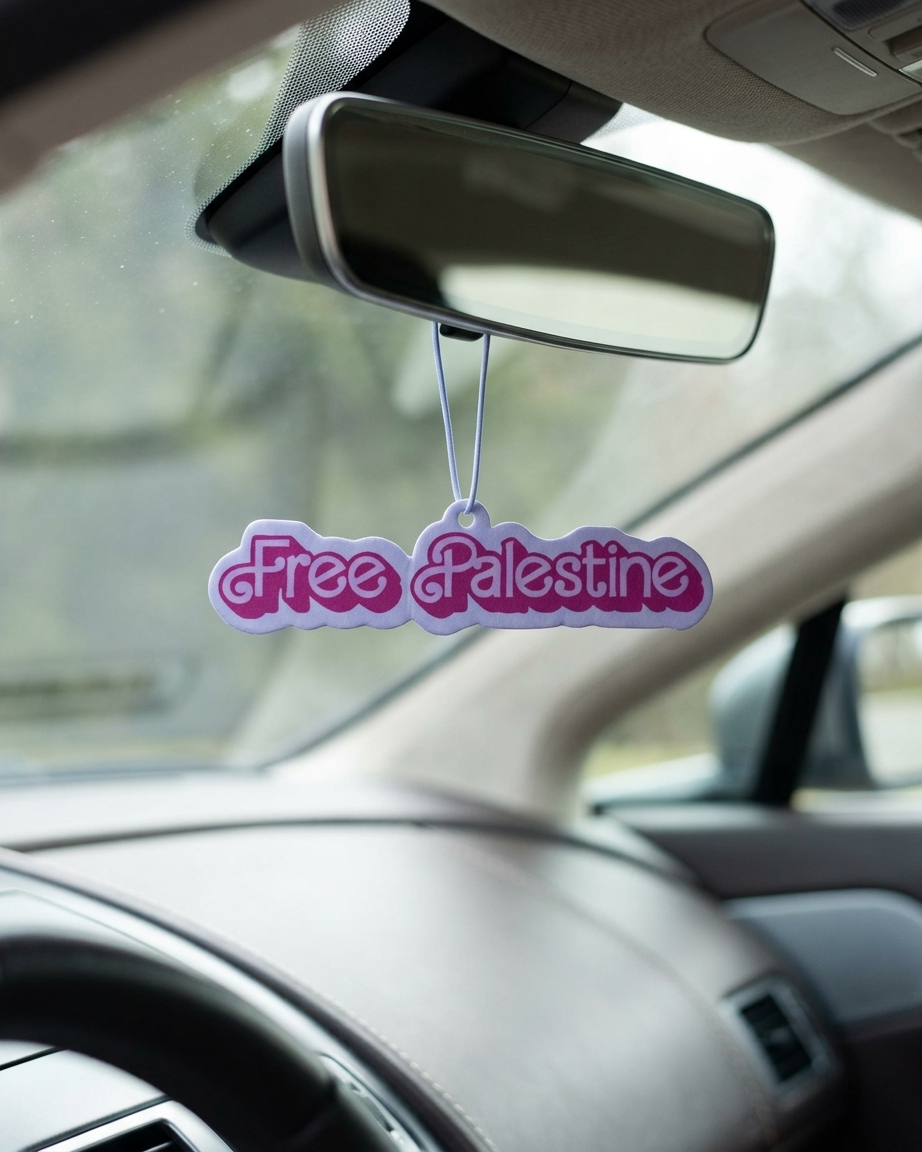 Barbie Palestine Air Freshener