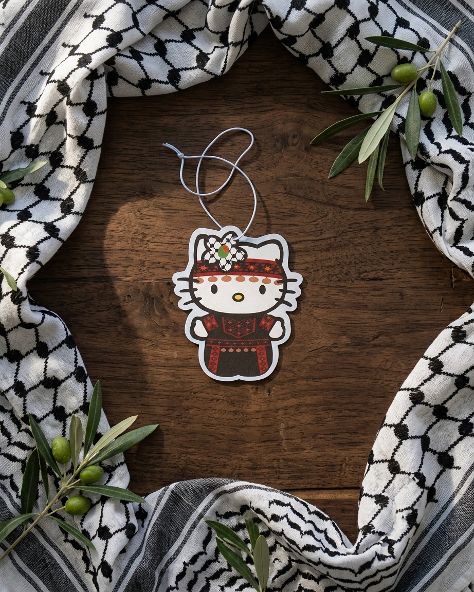 Hello Kitty palestine Air Freshener