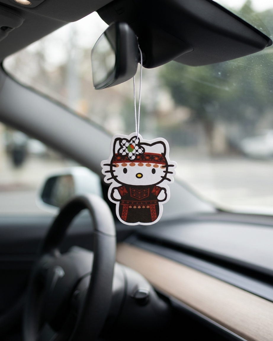 Hello Kitty palestine Air Freshener