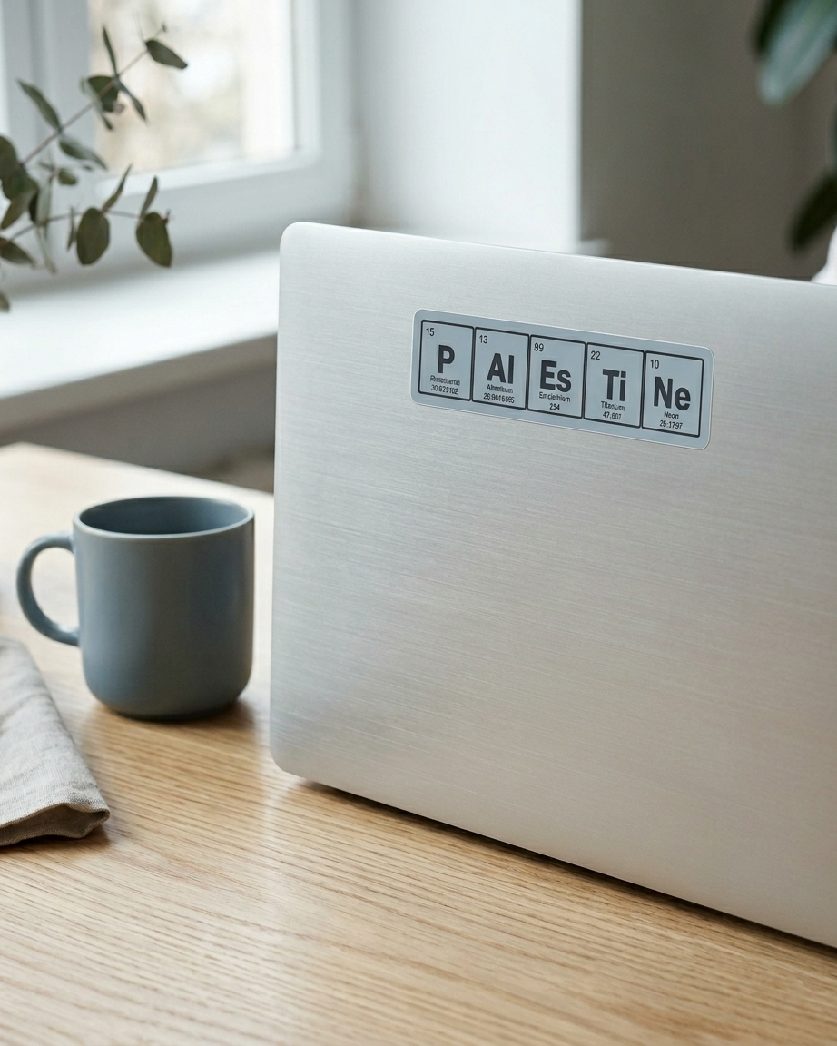 Periodic Table Palestine Sticker