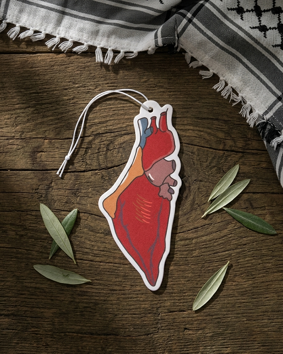 Heart Palestine Air Freshener