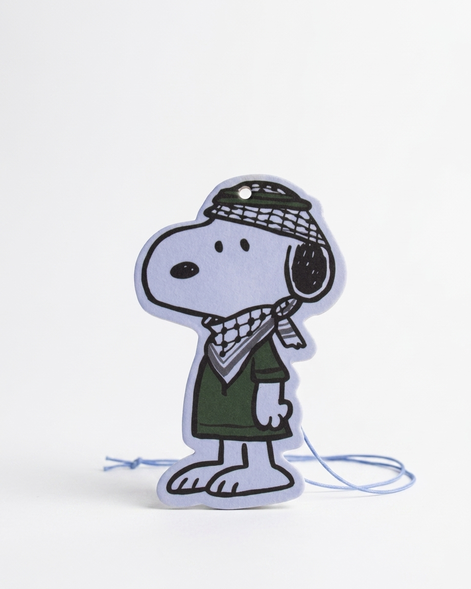 Snoopy Palestine Air Freshener