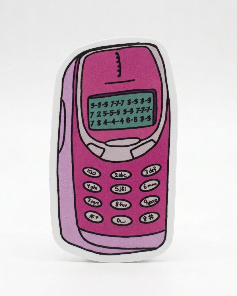 Y2K Phone Palestine Sticker