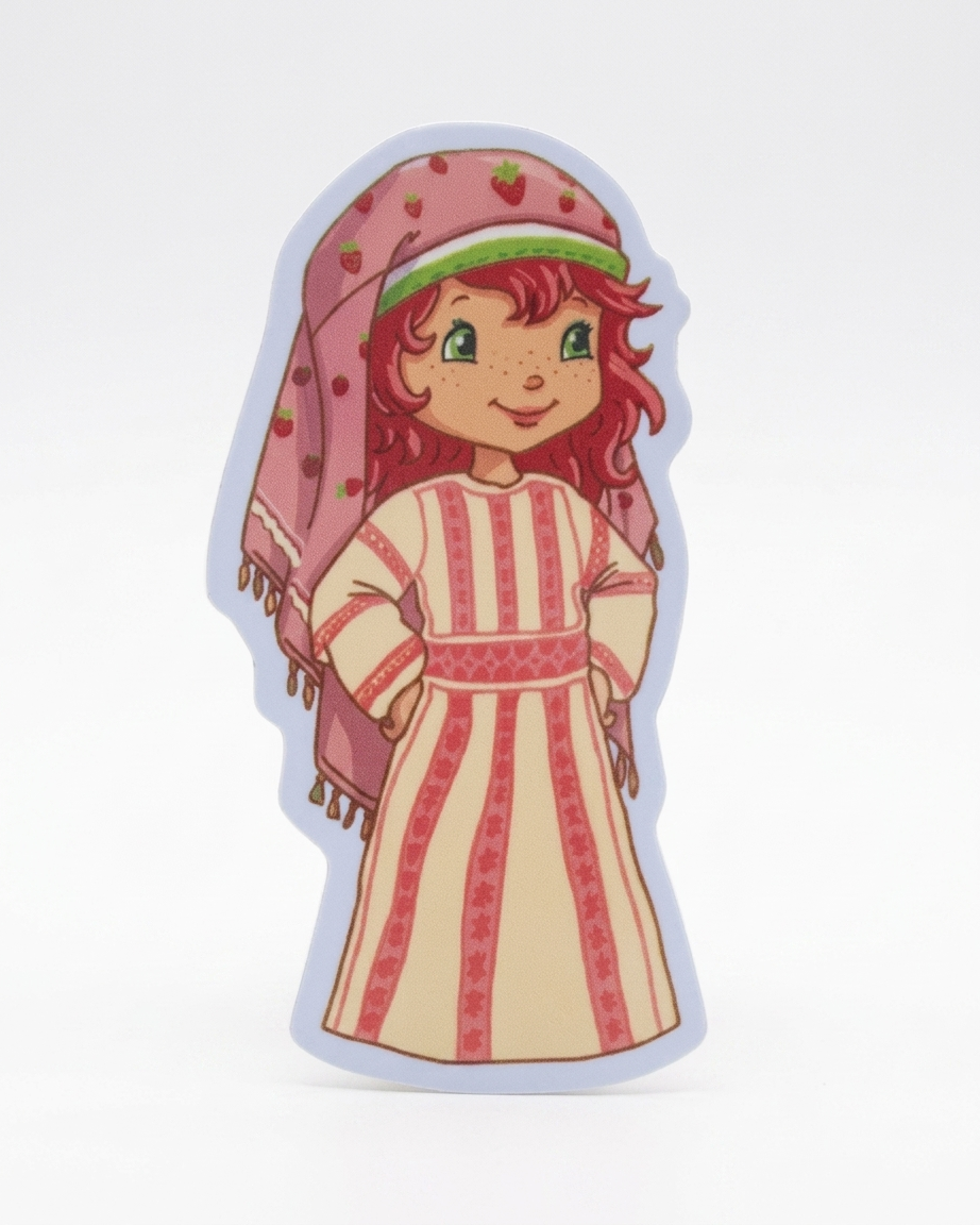 Strawberry Shortcake Palestine Sticker
