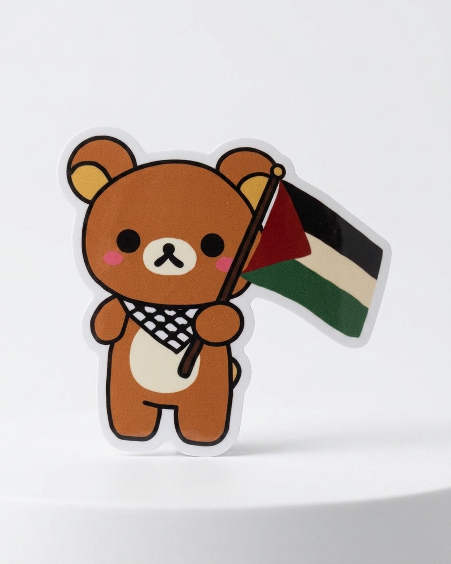 Rilakkuma Palestine Sticker