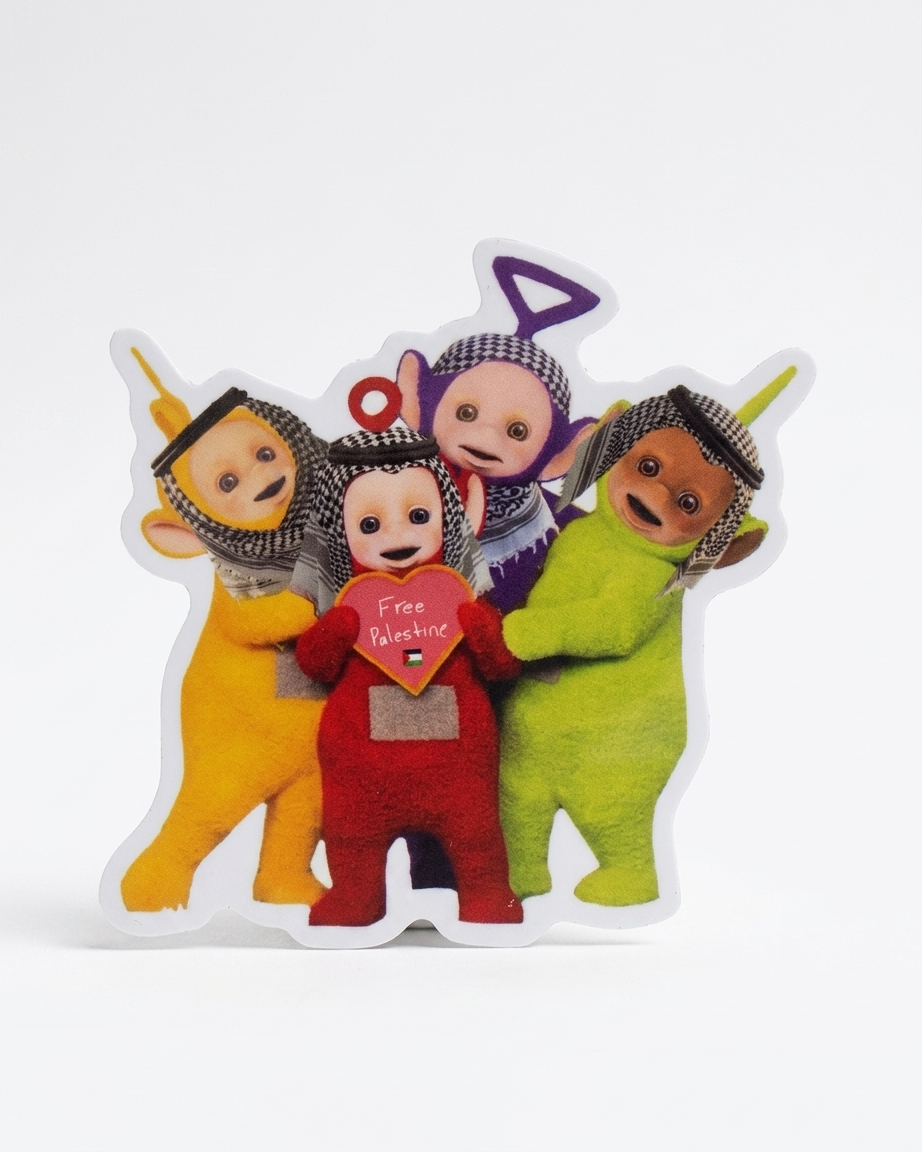 Teletubbies Palestine Sticker
