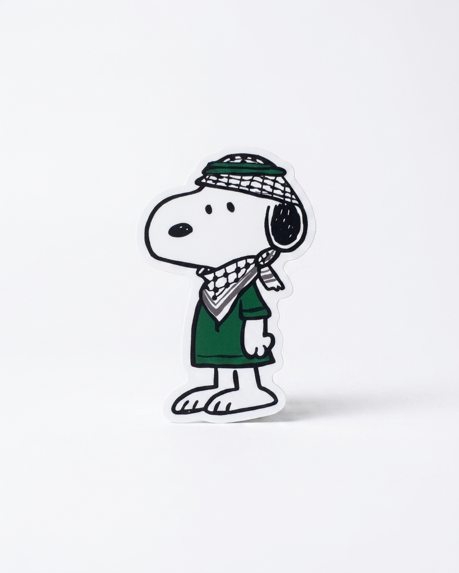 Snoopy Palestine Sticker