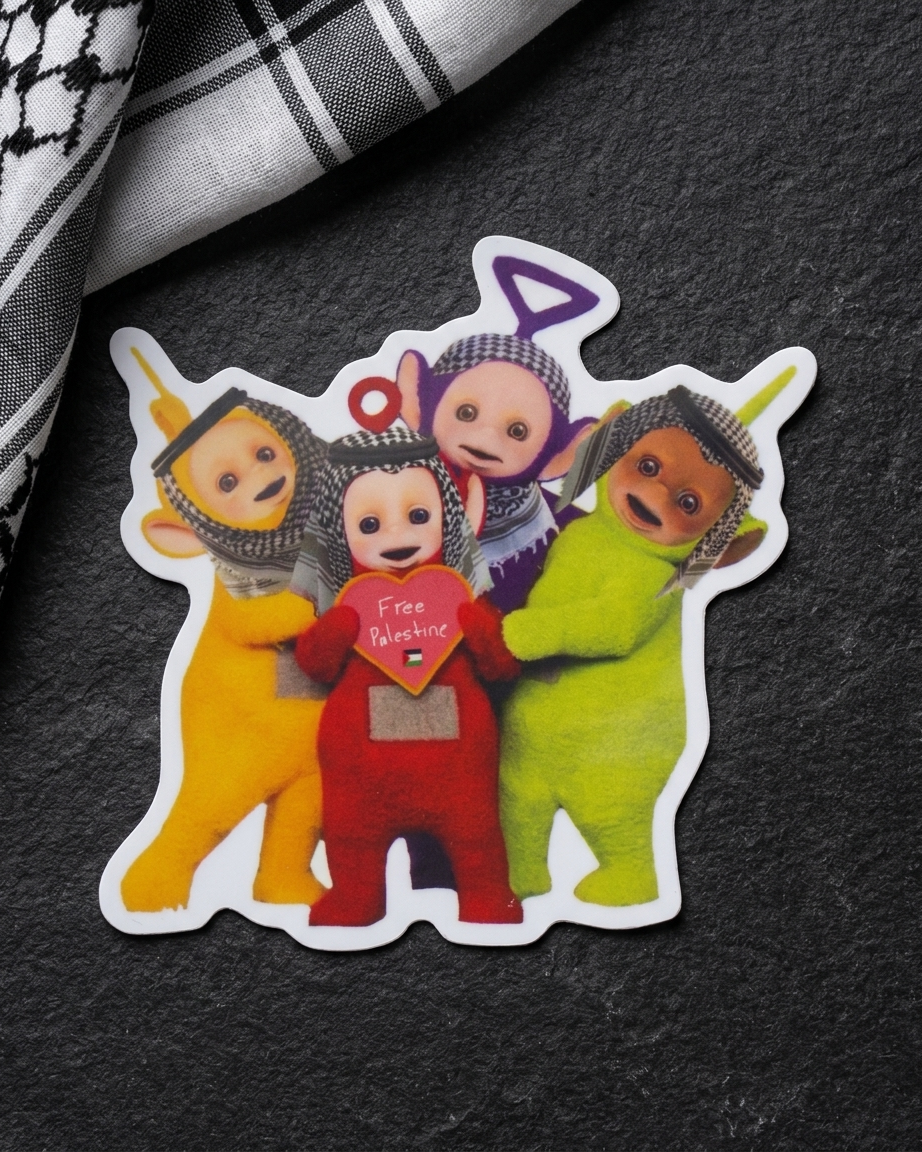 Teletubbies Palestine Sticker