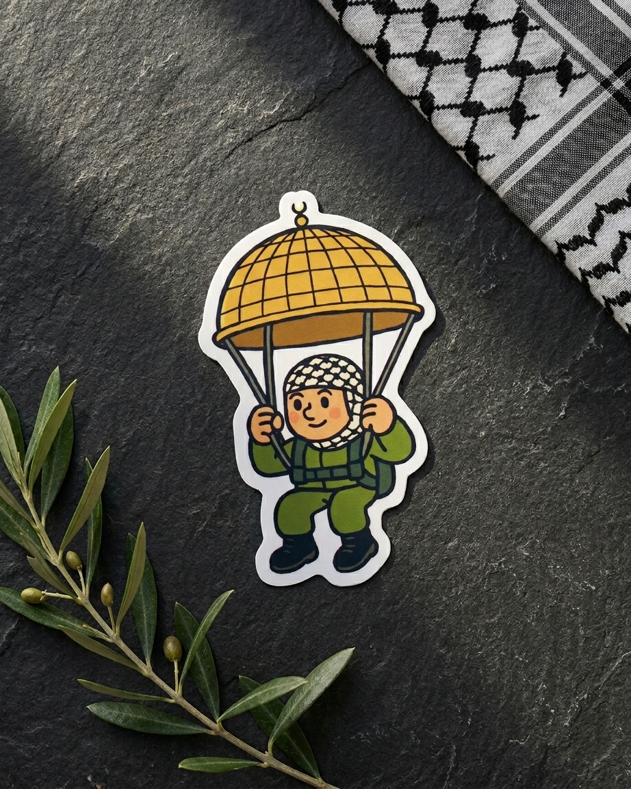 Parachute Palestine Sticker