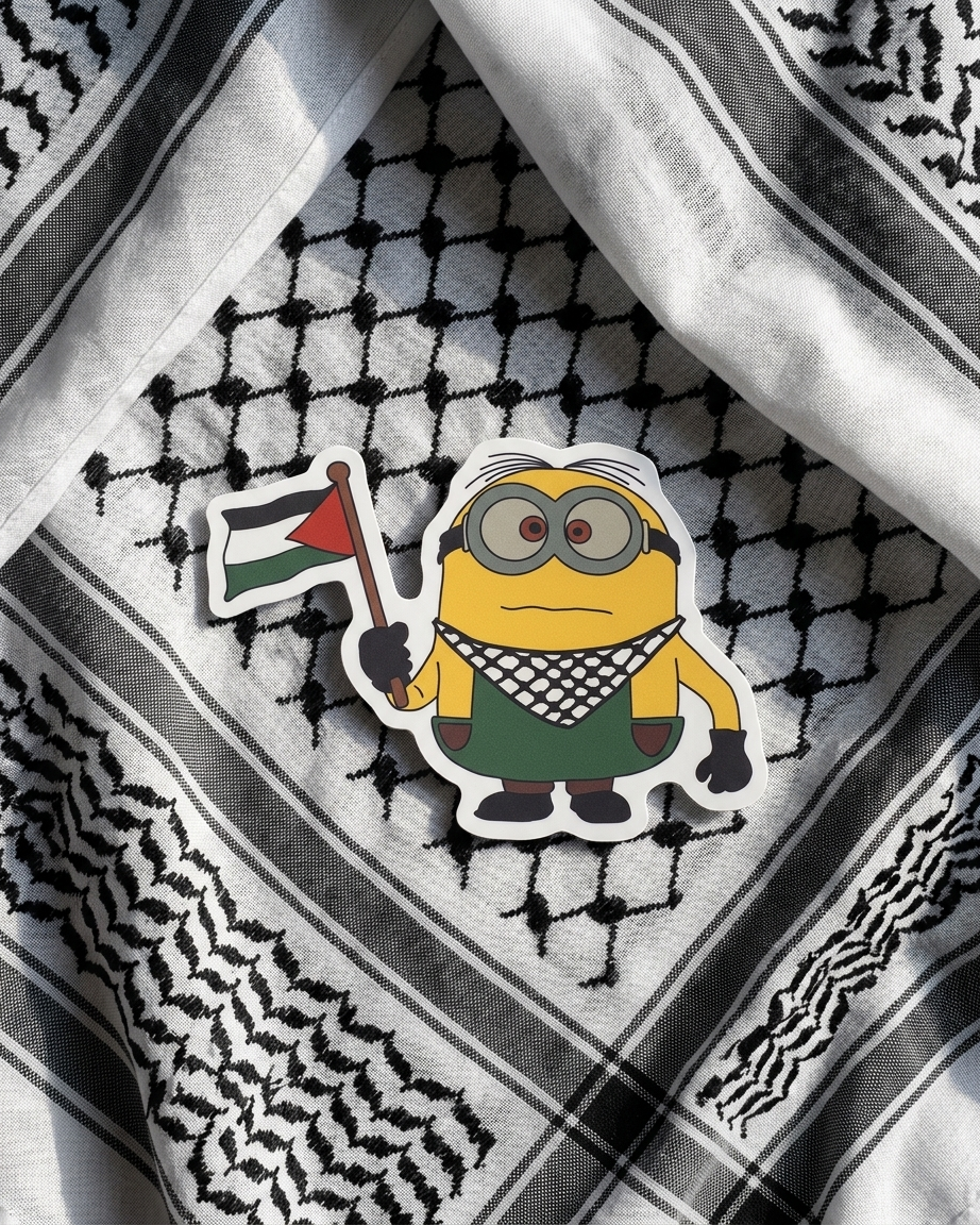 Minion Palestine Sticker