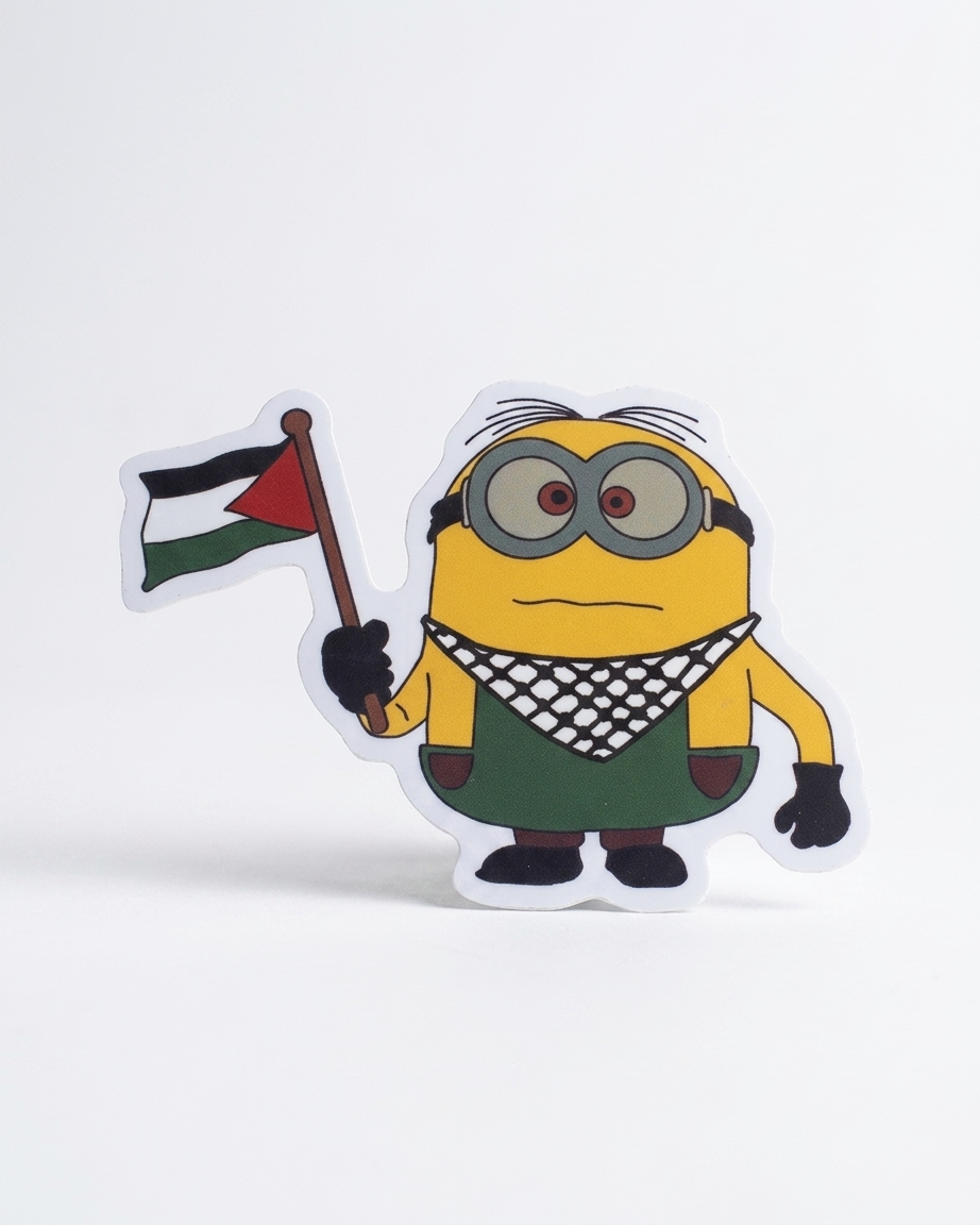 Minion Palestine Sticker
