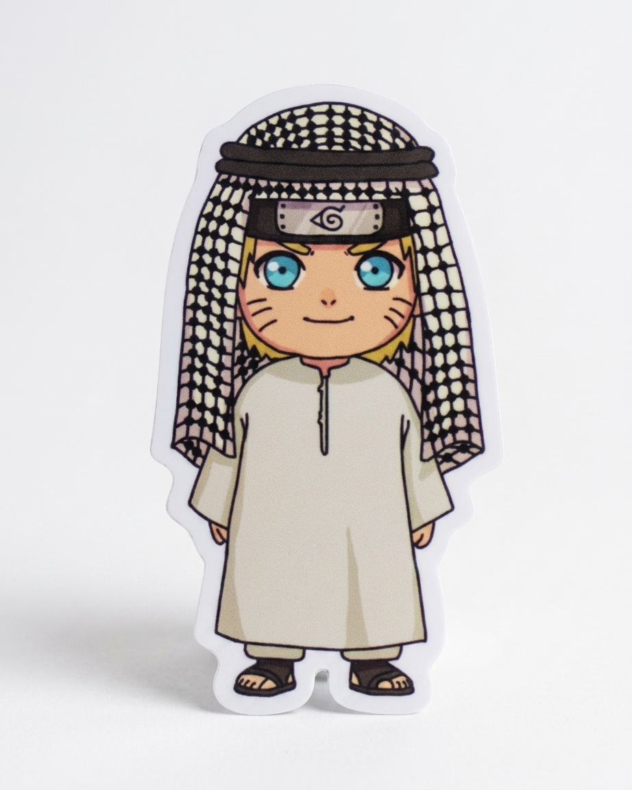 Naruto Palestine Sticker