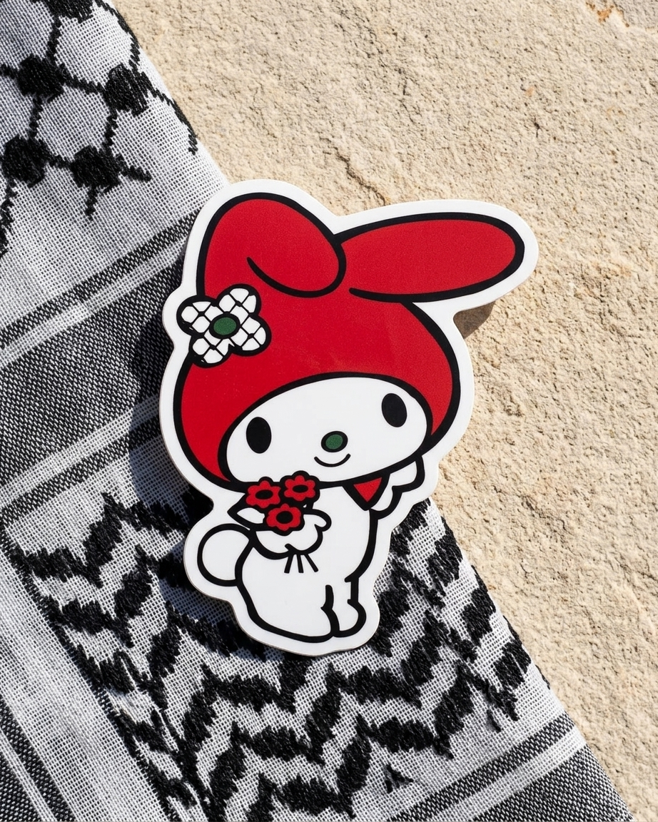 My Melody Palestine Sticker