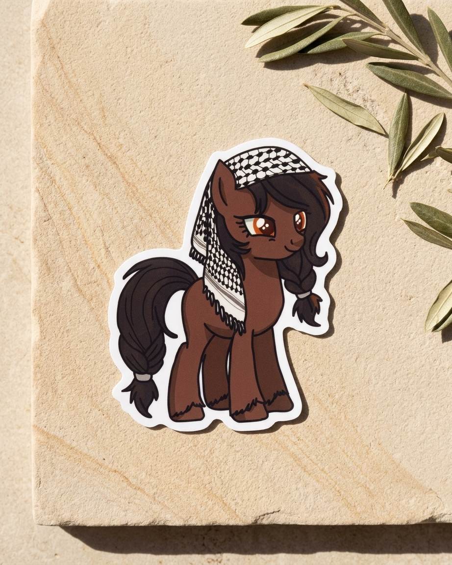 My Little Pony Palestine Sticker