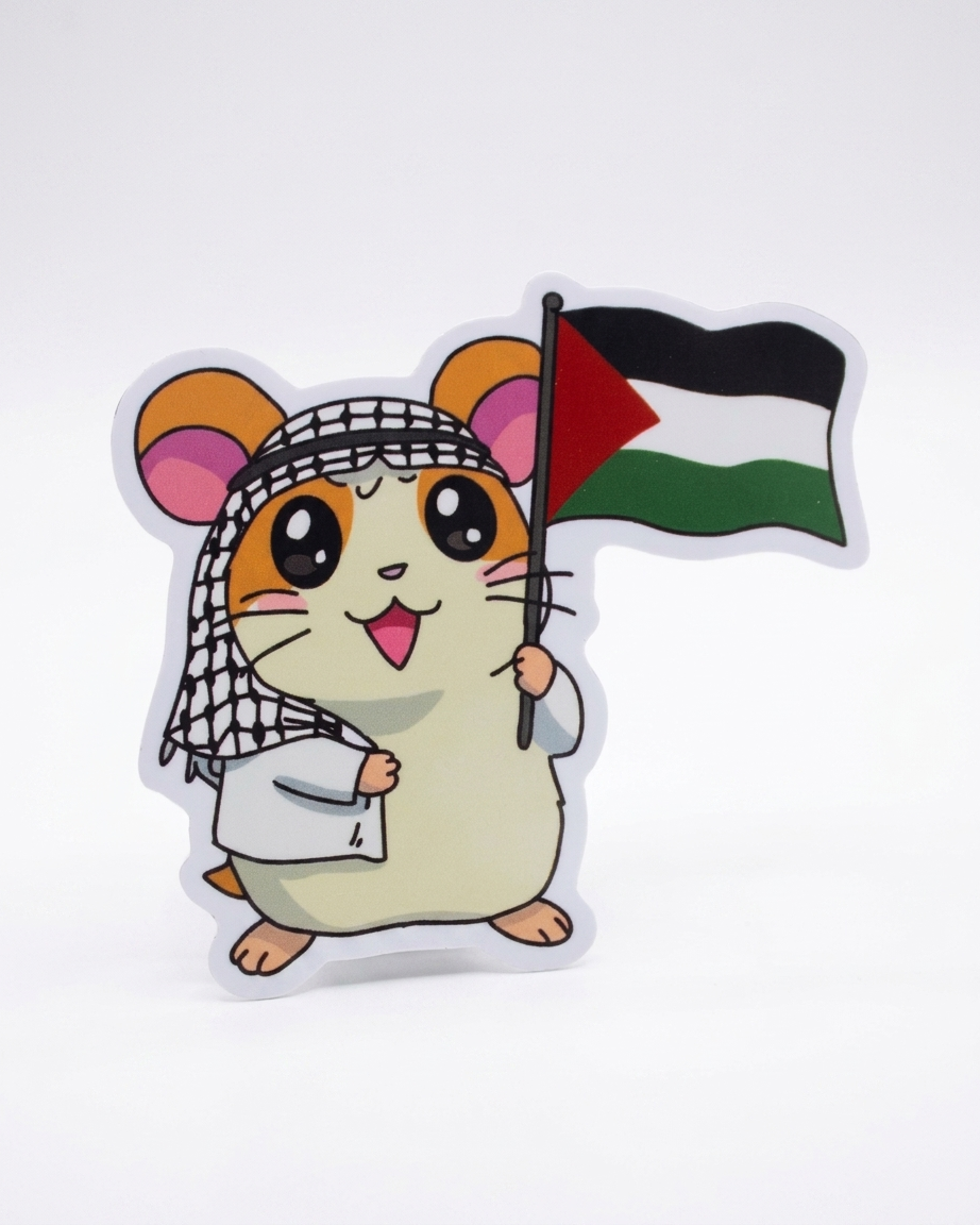 Hamtaro Palestine Sticker