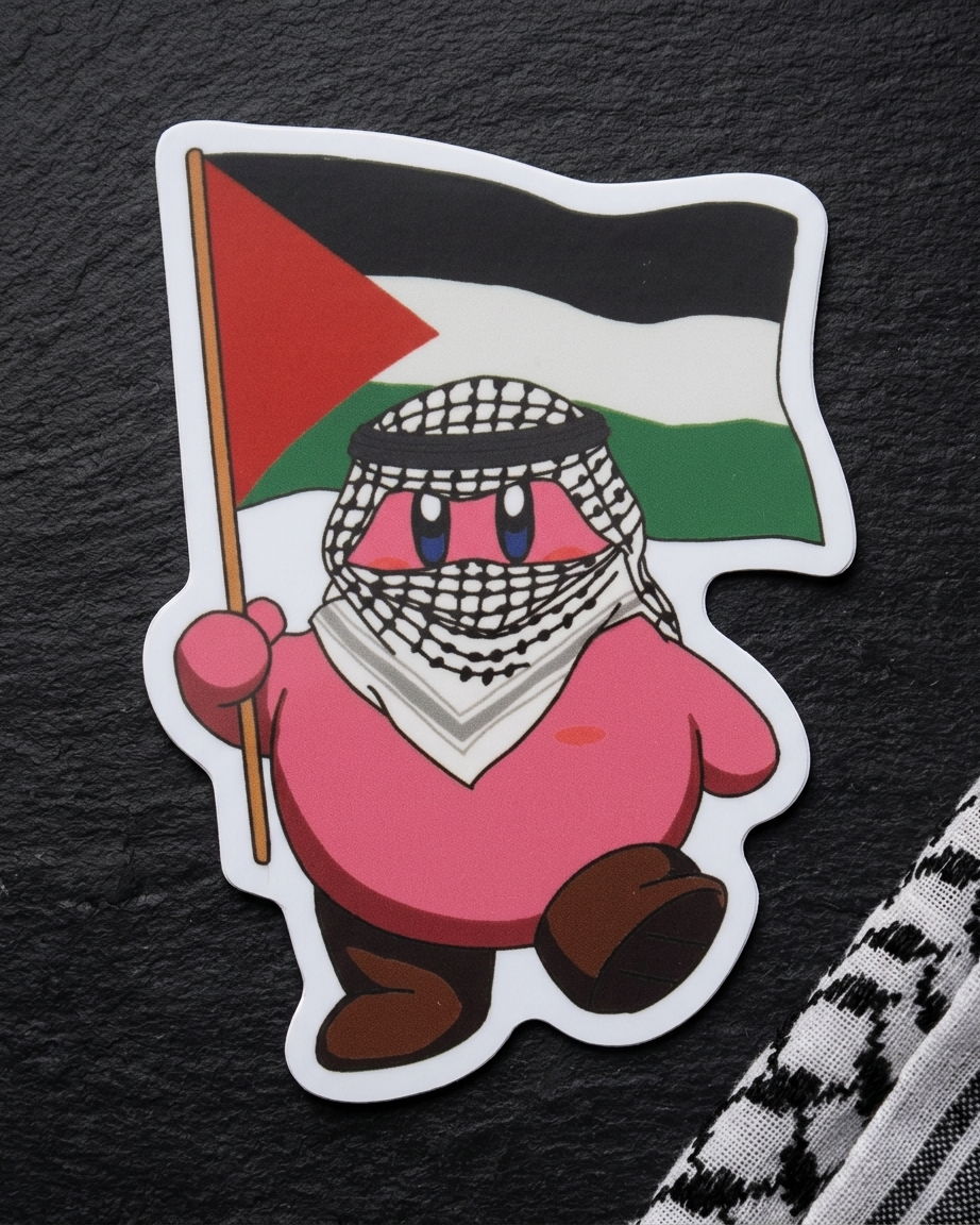 Kirby Palestine Sticker