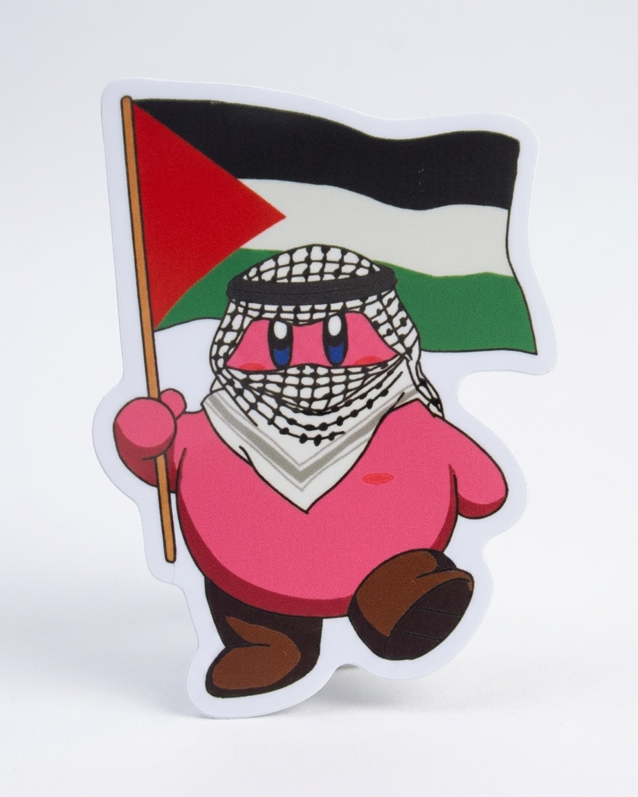 Kirby Palestine Sticker