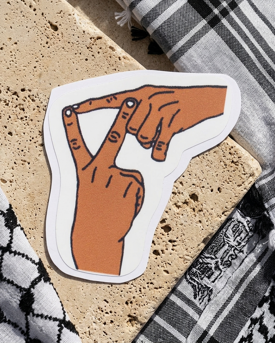 Hand Palestine Sticker