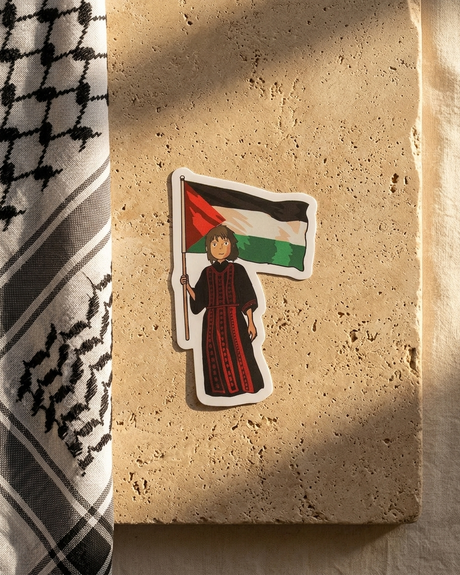 Chihiro Palestine Sticker