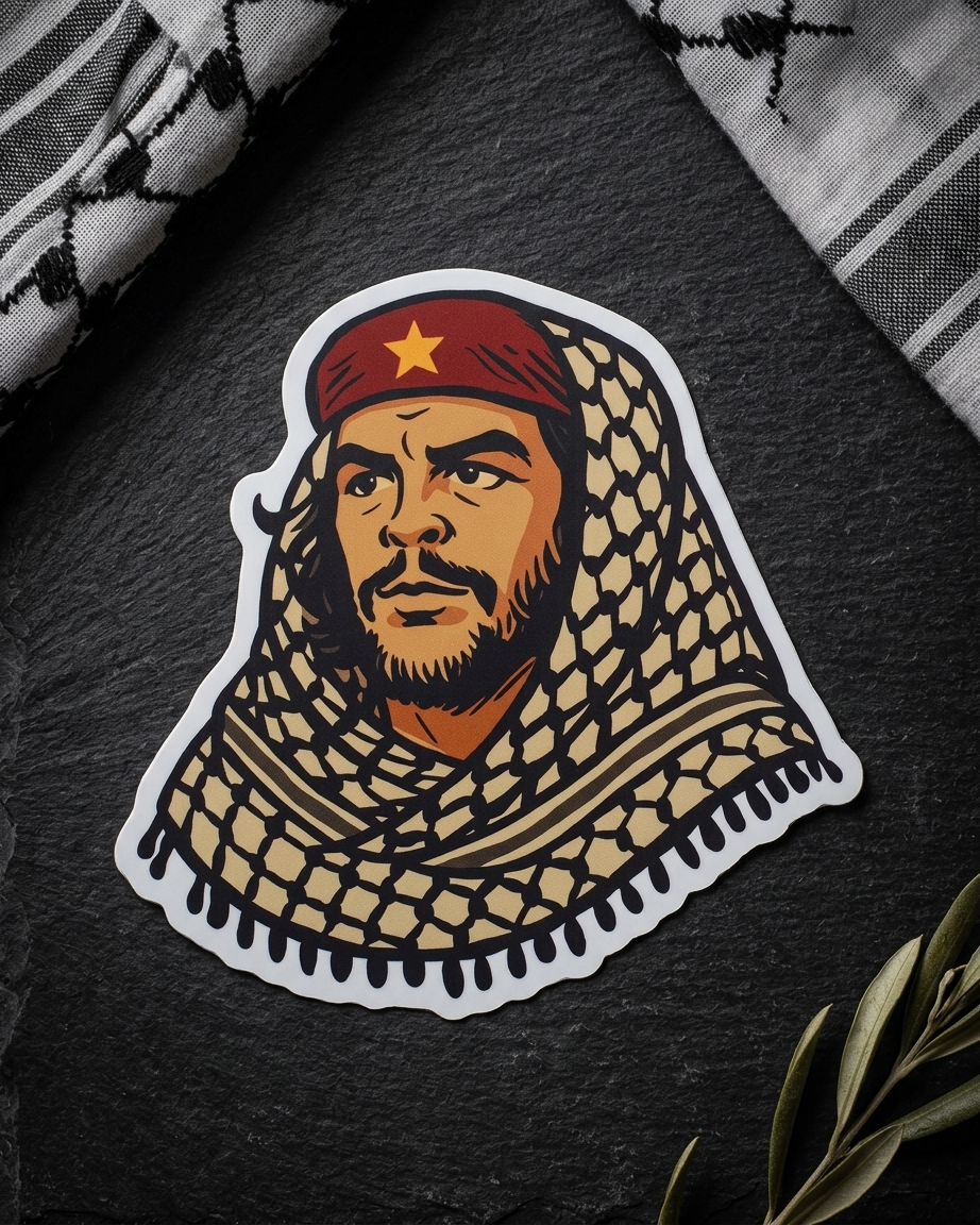 Che Guevara Palestine Sticker